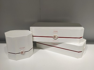 化妝品套盒-凍干粉精品紙盒-高端化妝品包裝盒
